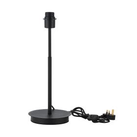 Carrie Satin Black Table Lamps Deco Base Only Lamps